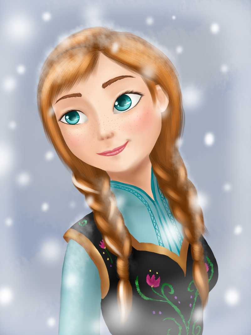 Frozen shabiki Art: Anna.