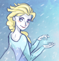Queen Elsa - frozen fan art