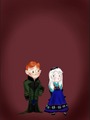 Young Elsa and Hans - frozen fan art