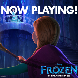  Frozen is now playing