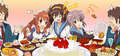 Haruhi Suzumiya's birthday party - anime photo