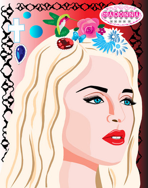  Jackie Besteman illustrates Madonna