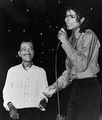 Michael And Sammy Davis, Jr-Two Showbiz Legneds - michael-jackson photo