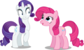 Pinkie Pie and Rarity - my-little-pony-friendship-is-magic photo