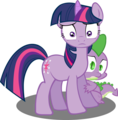 Twilight Sparkle and Spike - my-little-pony-friendship-is-magic photo