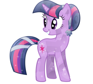  Twilight Sparkle as a Crystal kuda, kuda kecil