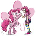 Pinkie Pie and her Humanself  - my-little-pony-friendship-is-magic photo