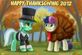 Happy Thanksgiving with Bon Bon and Lyra - my-little-pony-friendship-is-magic photo