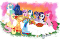 Happy Thanksgiving Royal Feast - my-little-pony-friendship-is-magic photo