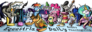  Happy Thanksgiving Equestria Daily