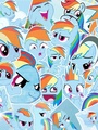 Rainbow dash collage - my-little-pony-friendship-is-magic photo