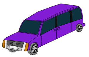  Purple monovolumen, minivan