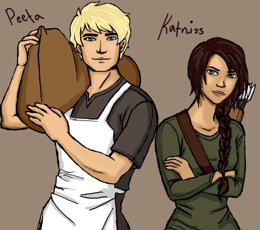 Fan Art of Katniss and Peeta ♡ for fans of Peeta Mellark and Katniss Everde...