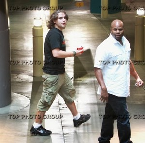  Prince Jackson and Remi Alfalah went to the চলচ্চিত্র at Arclight Cinemas, in Sherman Oaks July 27 2013