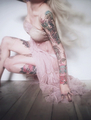 inked chick - tattoos photo
