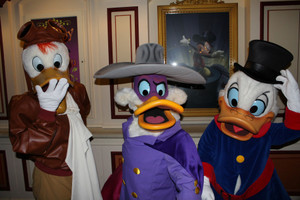  Scrooge with Darkwing and Launchpad