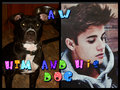 him and his dog - justin-bieber fan art