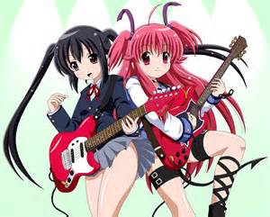 anime girl guitar