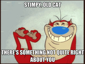  stimpy old cat