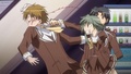 Mayumi punching Itsuki in the face - anime photo