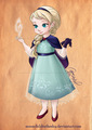 Little Elsa - childhood-animated-movie-heroines fan art