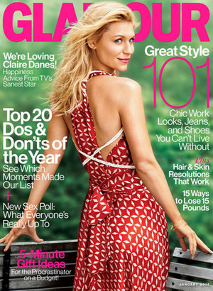  Claire Danes// Glamour Magazine January 2014 issue