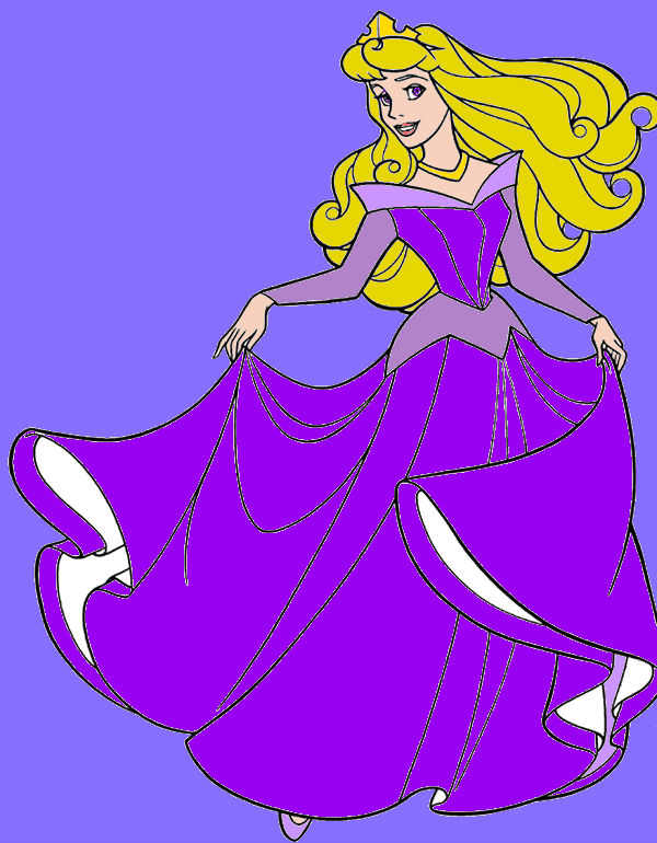 Aurora's Purple Dress Disney Princess Fan Art (36200909