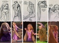 Glenn Keane's Concept Art of Rapunzel's hair - disney-princess photo