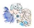 Jack and Elsa - elsa-and-jack-frost fan art
