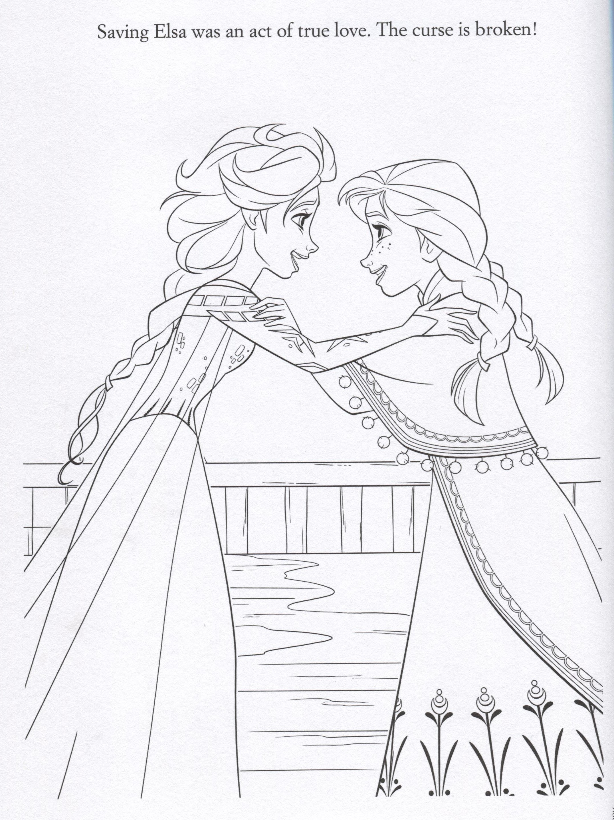 frozen queen elsa drawing sketch coloring page
