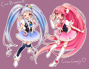 Cure Princess and Lovely!