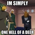 One hell of a deer - kuroshitsuji photo
