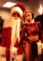 Miley wid bad Santa :) - miley-cyrus photo