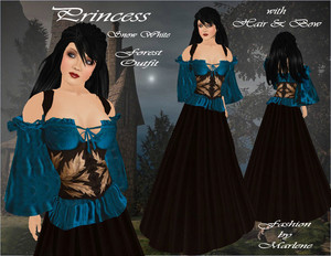 snow white forest outfit