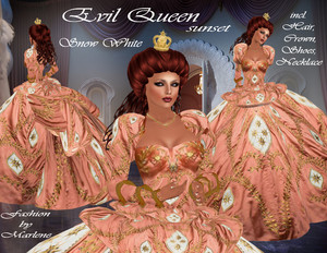 evil queen court dress