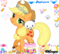 Blingee Applejack - my-little-pony-friendship-is-magic photo
