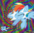 Blingee Rainbow Dash Getting Hit - my-little-pony-friendship-is-magic photo
