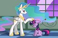 Twilight Sparkle and Princess Celestia - my-little-pony-friendship-is-magic photo