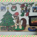 Merry Christmas Drawing - my-little-pony-friendship-is-magic fan art