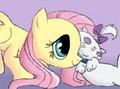 Opalesence and Flutter Shy - my-little-pony-friendship-is-magic photo