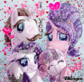 My First Blingee I Made of Rarity and her Family - my-little-pony-friendship-is-magic fan art