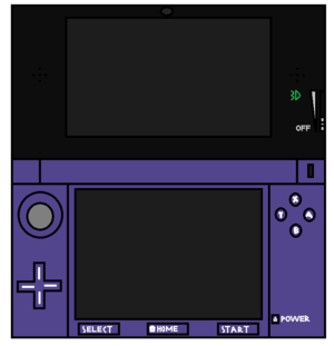  3DS anggur purple