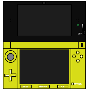  3DS lemon yellow