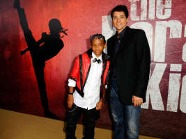  Ralp And Jaden Smith At 2010 Premiere Of "The Karate Kid"