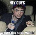 Harry potter wants to know if you wanna buy some magic? - random photo
