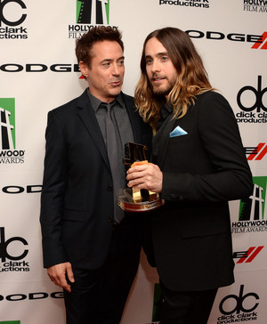  Robert Downey Jr. and Jared Leto at the 17th Annual Hollywood Film Awards