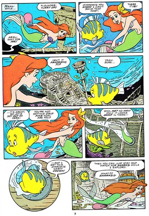  Walt Дисней Movie Comics - The Little Mermaid (English Version)