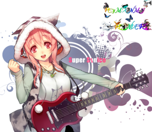  anime girl guitarra