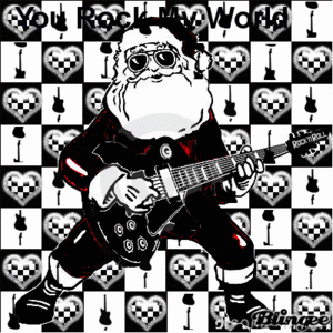  Santa guitare