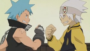 Black Star and Soul Evans from Soul Eater
